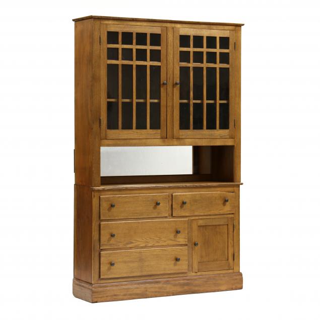 mission-style-custom-oak-drugstore-cabinet