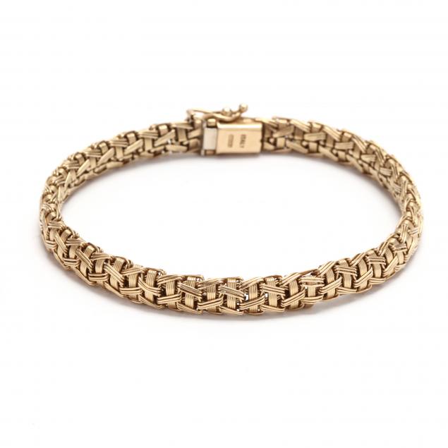 Gold Bracelet, Italy (Lot 2059 - Estate Jewelry AuctionJul 20, 2023, 10 ...