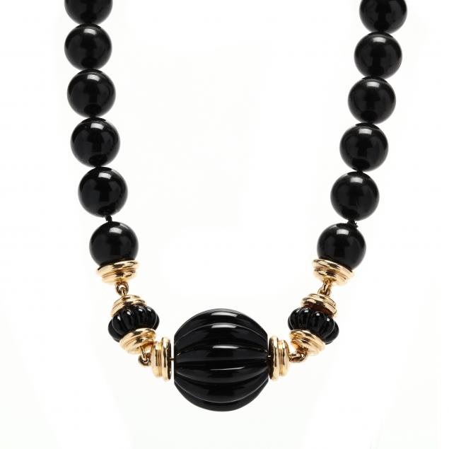gold-and-black-onyx-choker-necklace