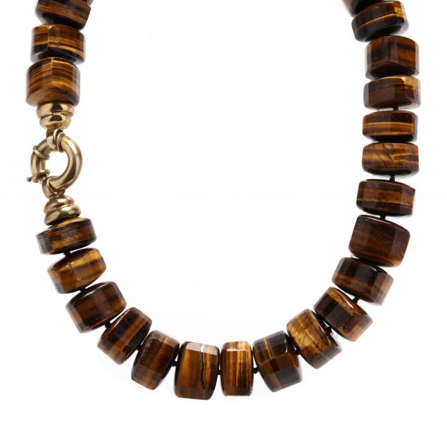 tiger-s-eye-bead-necklace