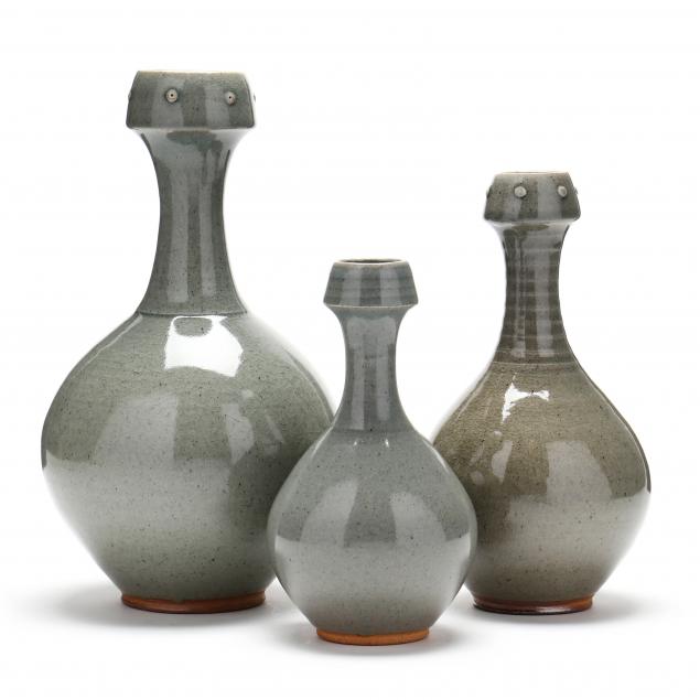 mark-hewitt-pottery-nc-b-1955-three-bulbous-vases
