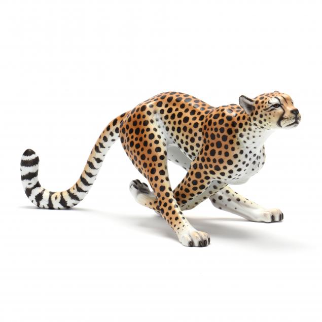 herend-porcelain-figure-of-a-running-cheetah