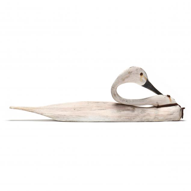 kenneth-roy-coghill-va-1954-2015-carved-swan-decoy