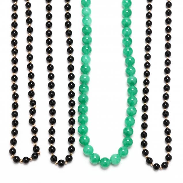 four-bead-necklaces-and-loose-onyx-beads