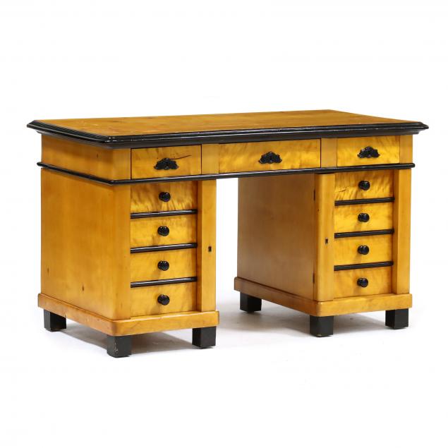 biedermeier-double-pedestal-desk