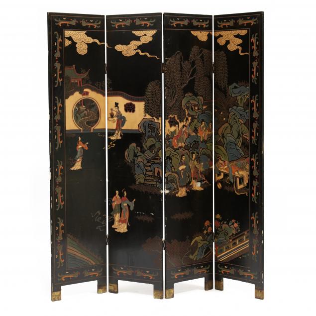 vintage-chinese-carved-coromandel-four-panel-floor-screen