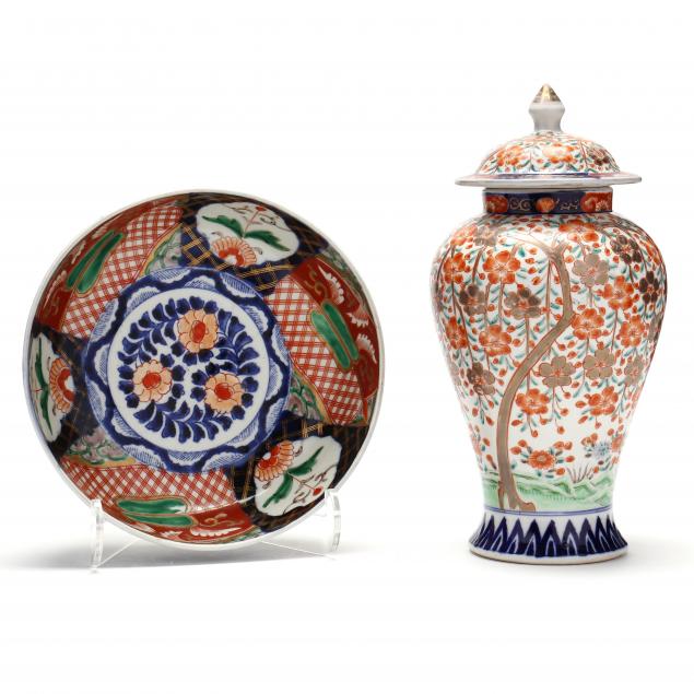 a-selection-of-japanese-imari-porcelain