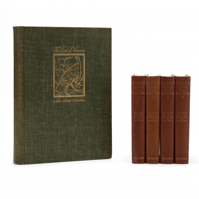 an-audubon-collection-and-a-book-set-on-artists-and-architects