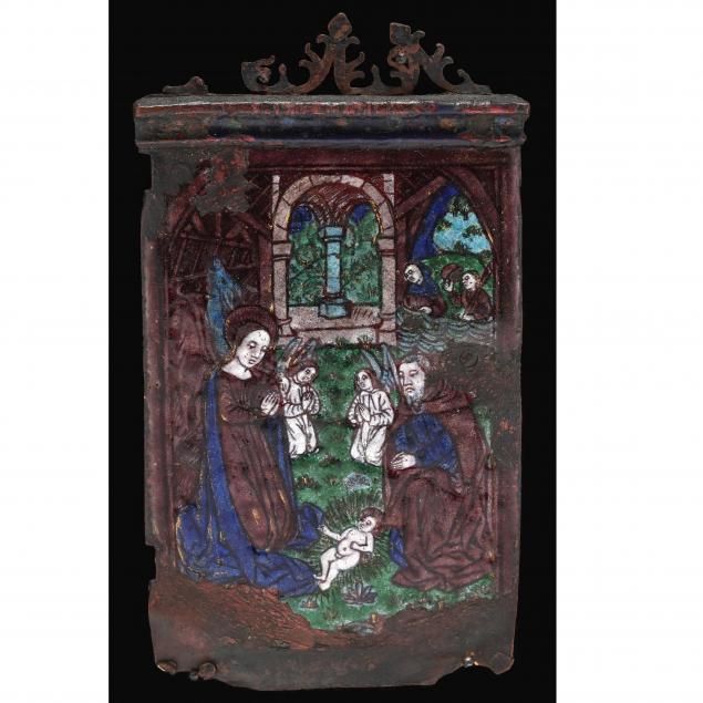 a-renaissance-limoges-enamel-plaque-of-the-nativity
