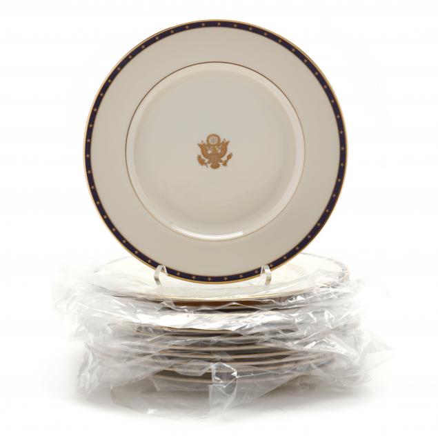 lenox-china-set-of-twelve-presidential-plates