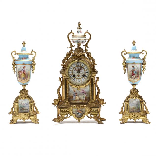 french-ormolu-and-porcelain-mantel-clock-garniture-by-samuel-marti-paris