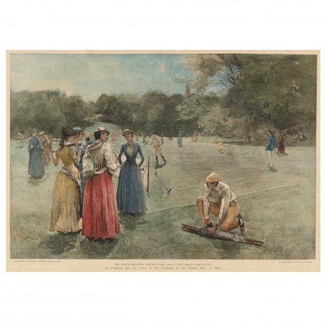 five-antique-golfing-prints