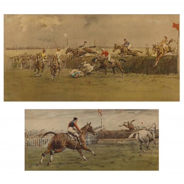charles-snaffles-johnson-payne-british-1884-1967-two-grand-national-steeplechase-prints