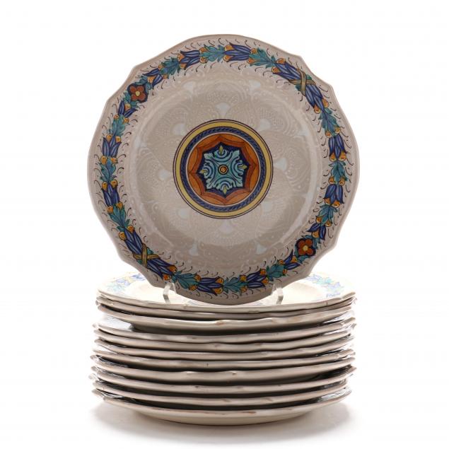 deruta-pottery-dishes-set-of-twelve-plates