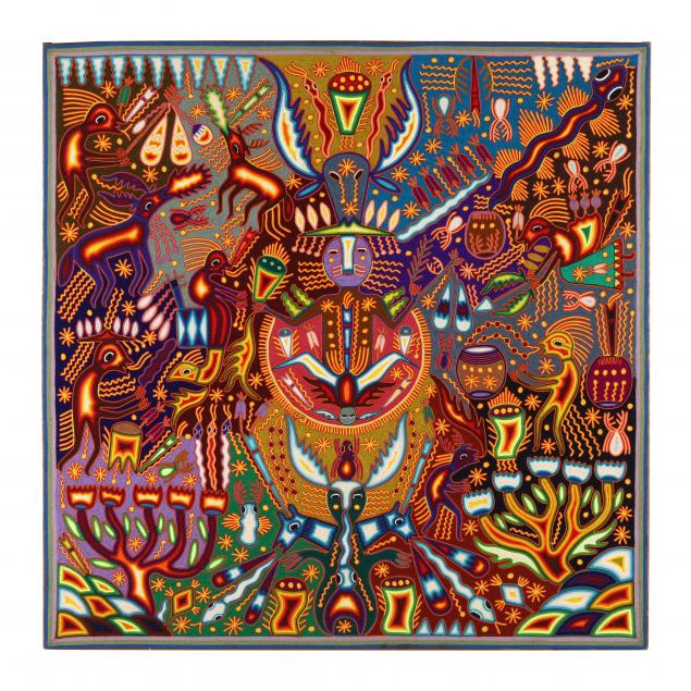 jose-benitez-sanchez-huichol-1938-2008-a-large-yarn-painting