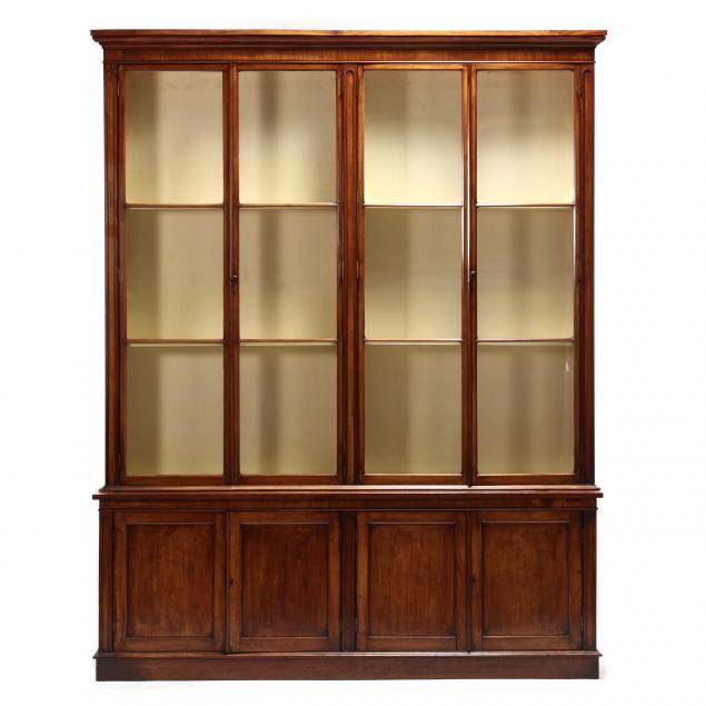 george-iii-mahogany-step-back-bookcase