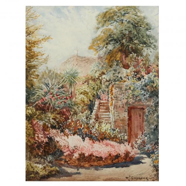 william-john-caparne-british-1856-1940-garden-scene