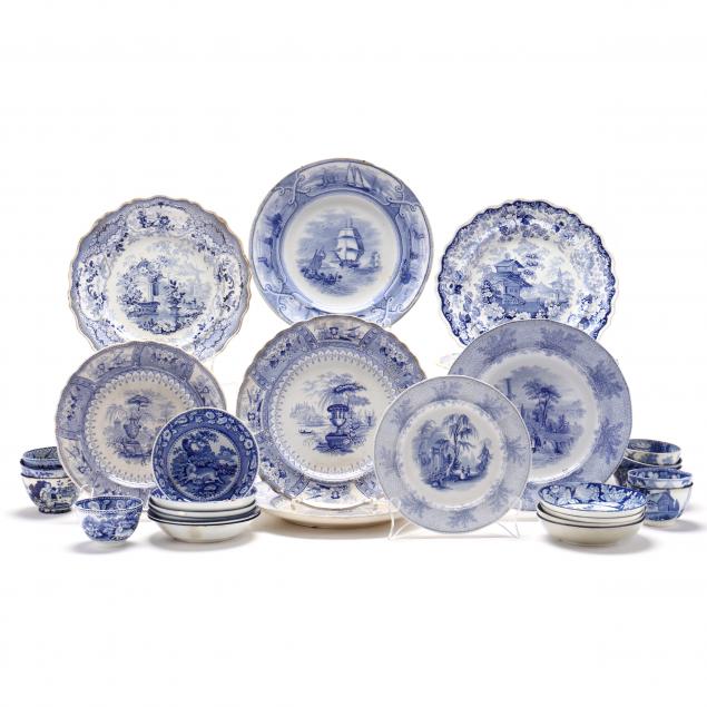 assorted-blue-transferware-staffordshire