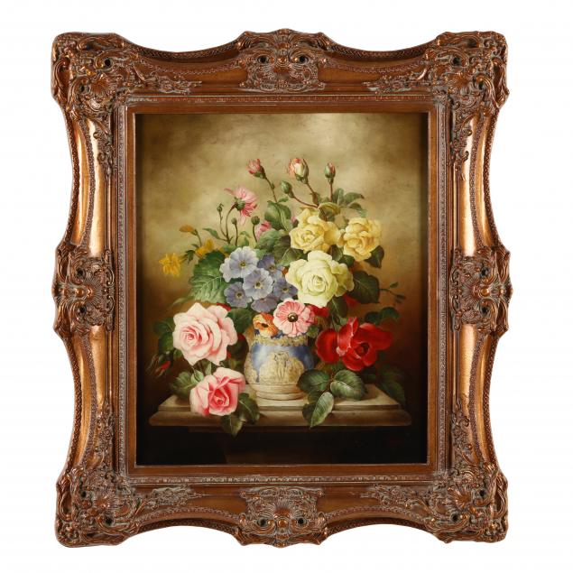 a-contemporary-decorative-still-life-painting-of-flowers