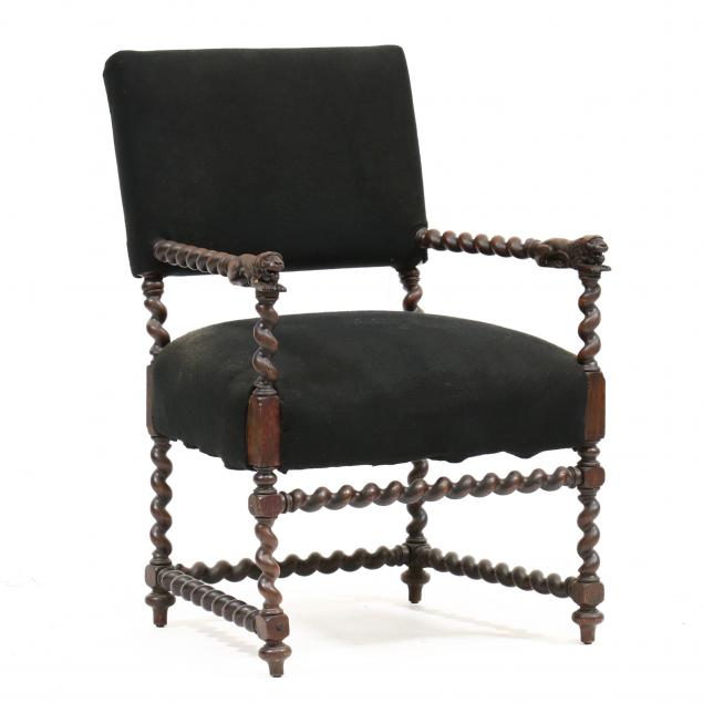 elizabethan-style-carved-oak-armchair