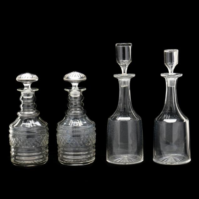 two-pair-of-antique-cut-glass-decanters