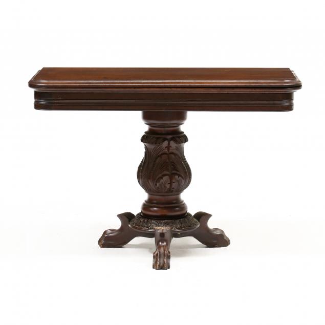 classical-mahogany-carved-game-table