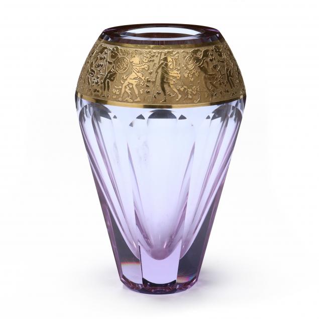 moser-gilt-amethyst-glass-vase