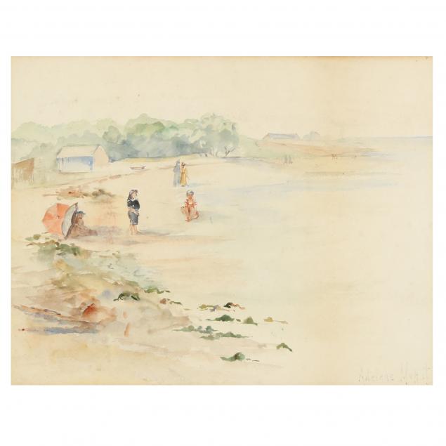 adelene-moffat-american-1862-1956-beach-scene