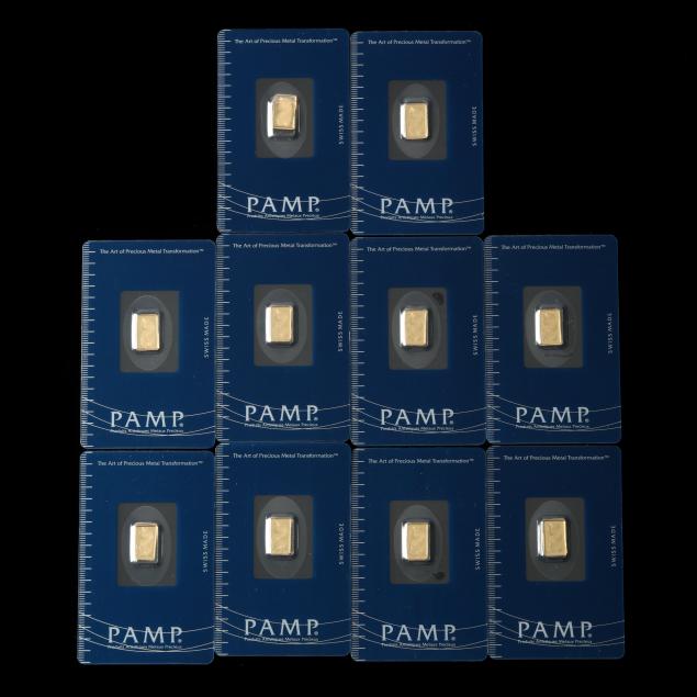 ten-10-swiss-one-gram-999-fine-gold-bars