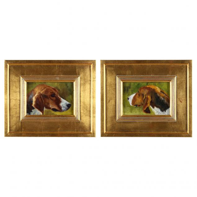 michelle-walters-american-foxhound-two-works