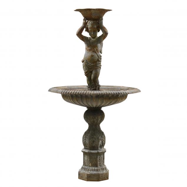 figural-cast-iron-garden-fountain