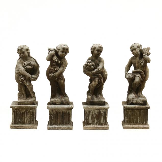 classical-style-cast-stone-four-seasons-garden-statues