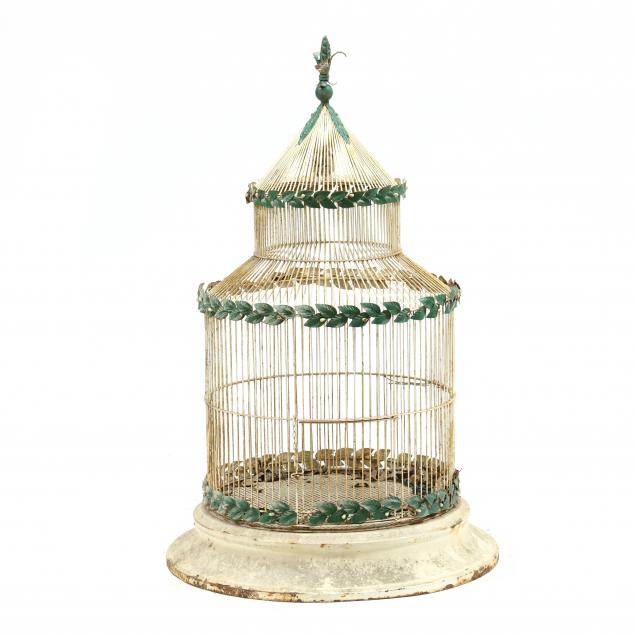 large-italianate-painted-iron-bird-cage