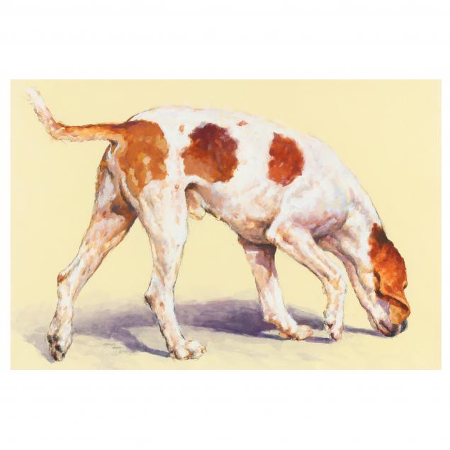charles-harpt-american-1927-2021-foxhound-on-the-scent