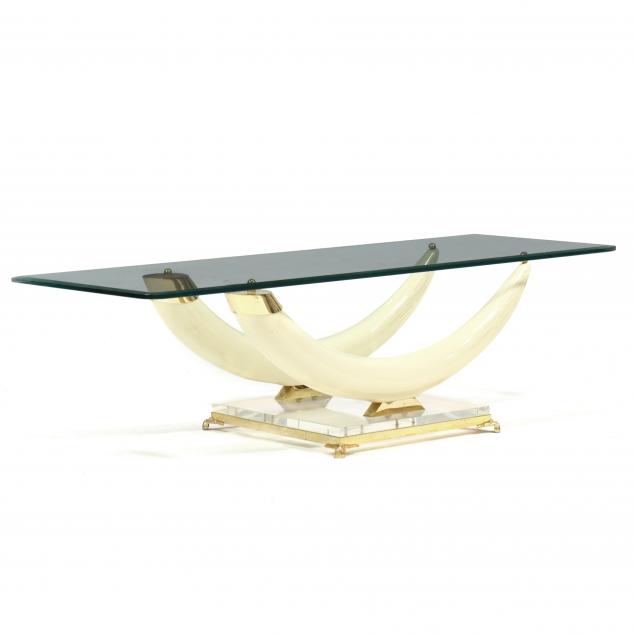 manner-of-maison-jansen-faux-tusk-coffee-table