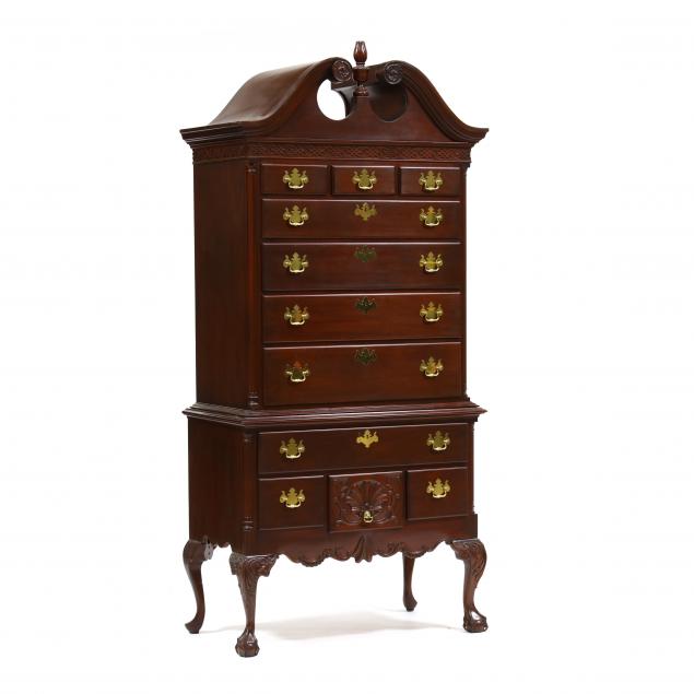 chippendale-style-carved-mahogany-highboy