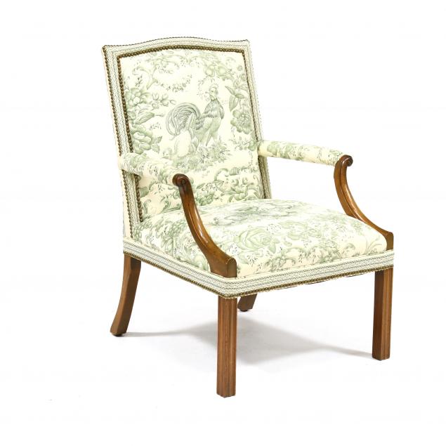 chippendale-style-mahogany-lolling-chair