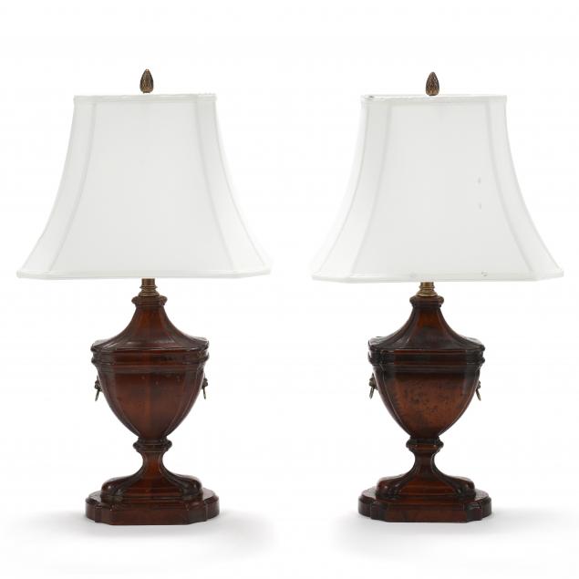 pair-of-continental-style-carved-wood-urn-lamps