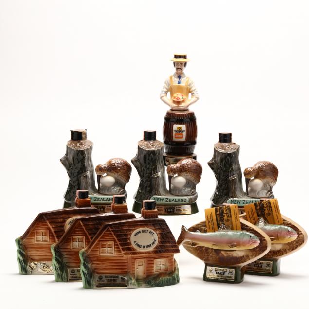 beam-bourbon-whiskey-in-various-decanters