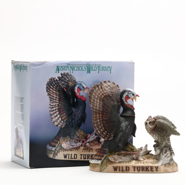 wild-turkey-bourbon-whiskey-in-porcelain-decanter