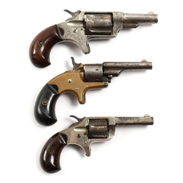 three-3-19th-century-colt-spur-trigger-pocket-revolvers