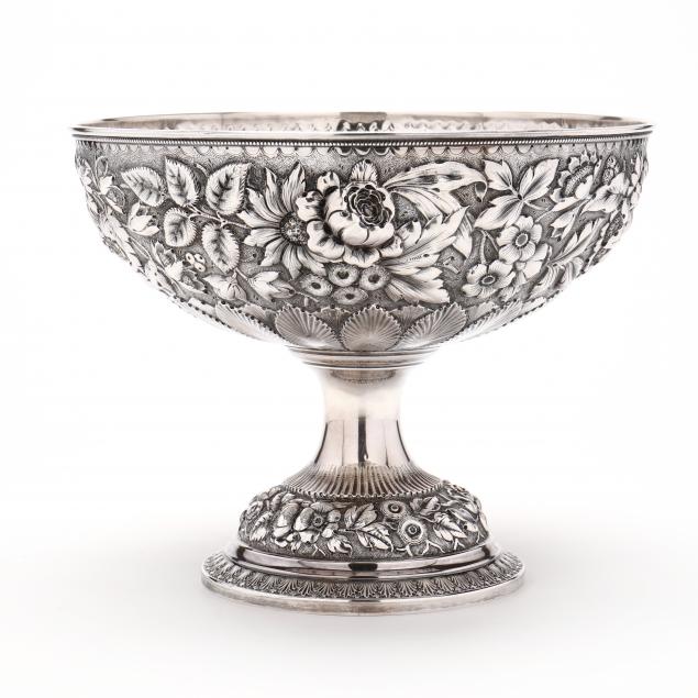 an-antique-sterling-silver-repousse-pedestal-bowl-mark-of-whiting