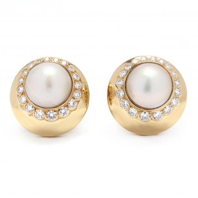 gold-mabe-pearl-and-diamond-earrings