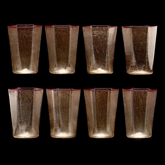 eight-vintage-venetian-glasses