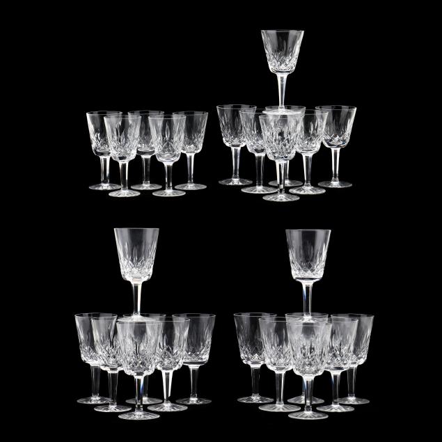 twenty-six-26-pieces-of-waterford-i-lismore-i-crystal-stemware