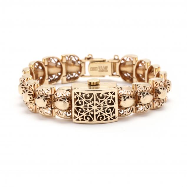 lady-s-vintage-gold-bracelet-watch-baume-mercier