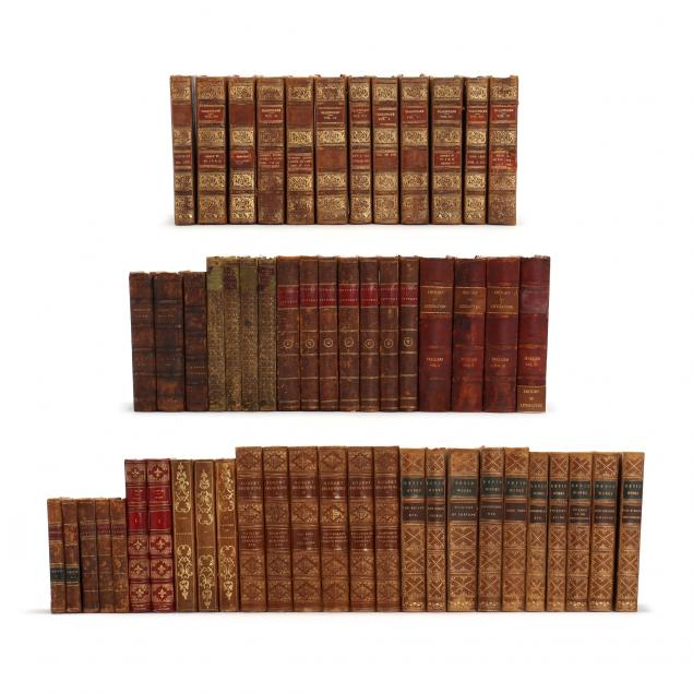 large-grouping-of-fifty-six-56-mostly-19th-century-leather-bound-books