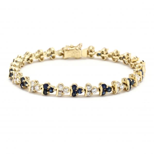 gold-sapphire-and-diamond-bracelet-la-triomphe