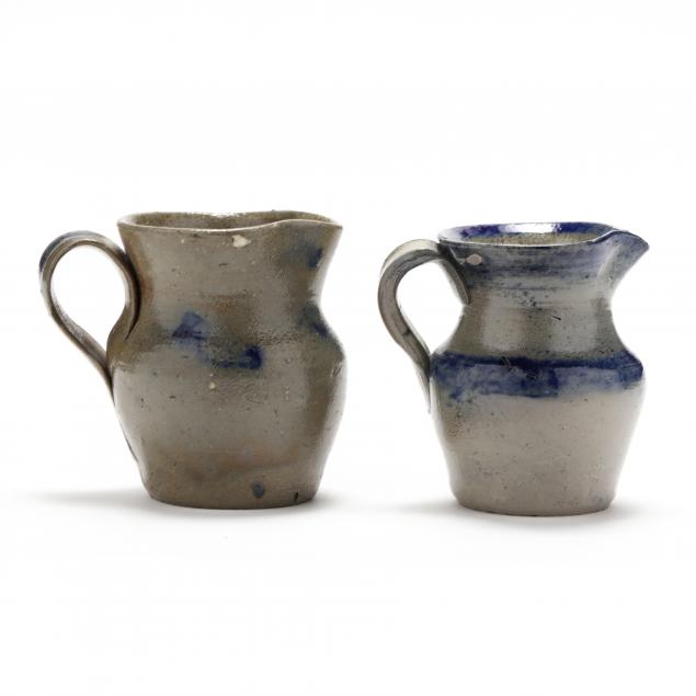 attributed-j-h-owen-moore-county-nc-b-1941-two-small-pitchers
