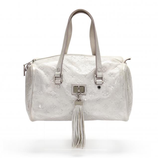 louis-vuitton-silver-monogram-shimmer-limited-edition-comete-bag